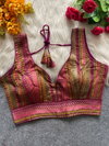 Tew Heavy Jecquard Blouse Wholesale Clothing Suppliers In India